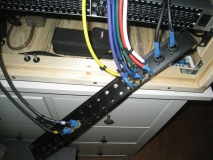 Patch-Panel in the state of beginning