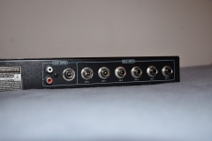 back of Headphone Amplifier with solo inputs