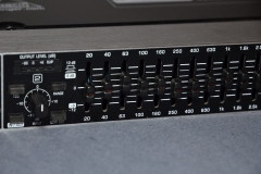 closeup of the EQ-Faders