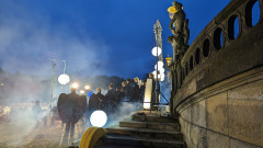 C-Stand mit Lampion