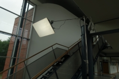Softbox auf C-Stand