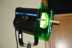 Scheinwerfer mit Lichtfolie