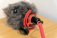VideoMicro mit Windschutz