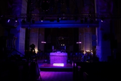 Farblicht beim Weihnachtskonzert in der Kirche